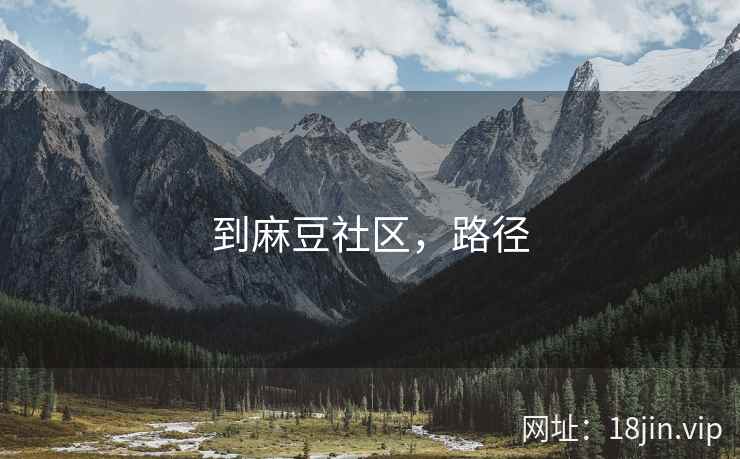 到麻豆社区，路径